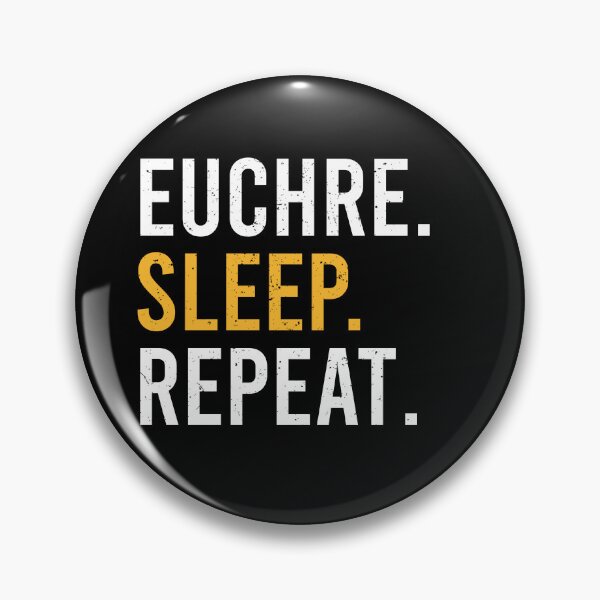 Item preview, Euchre Sleep Repeat - Funny Euchre Player Gift designed and sold by zhilwahesani.