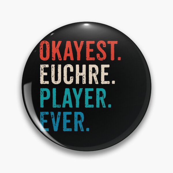 Item preview, Okayest Euchre Player Ever - Euchre Card Gift designed and sold by zhilwahesani.