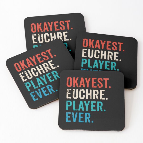 Item preview, Okayest Euchre Player Ever - Euchre Card Gift designed and sold by zhilwahesani.
