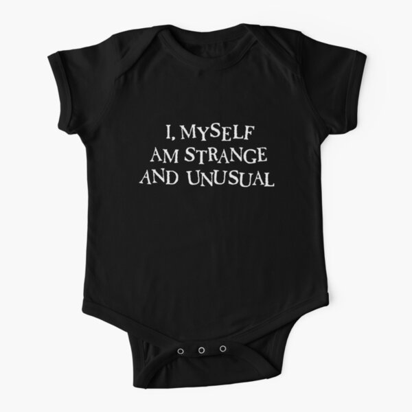 Strange and Unusual Short Sleeve Baby One-Piece
