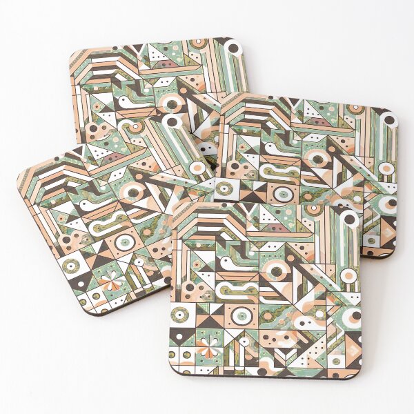 Item preview, Composition pattern of circles and straight lines designed and sold by SEOYOUNG ART SHOP.