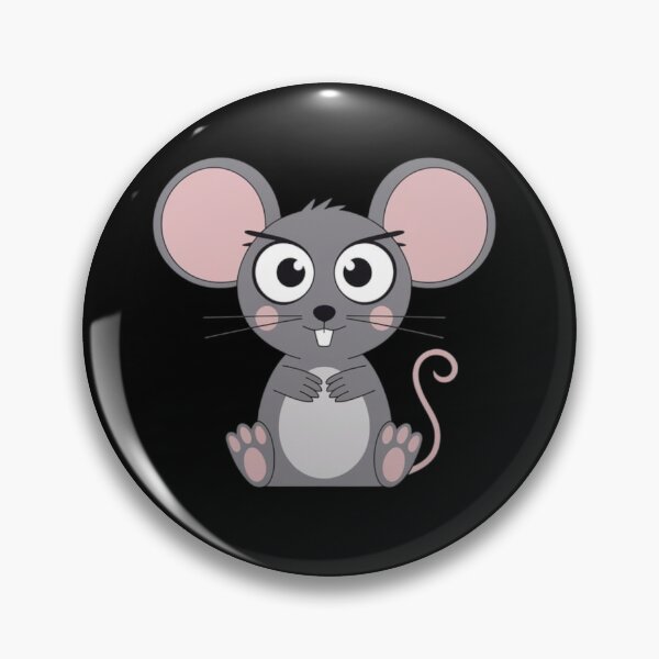 Item preview, Sweet Gray Mouse: Adorable Animated Character designed and sold by Krystian9809.