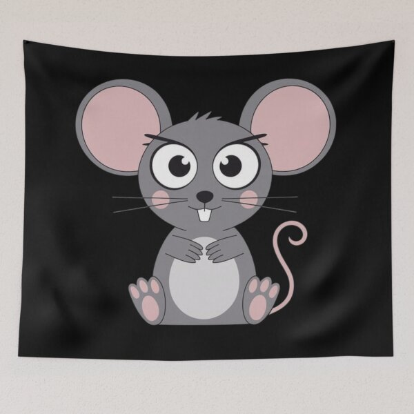 Item preview, Sweet Gray Mouse: Adorable Animated Character designed and sold by Krystian9809.