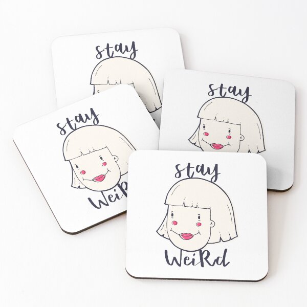 Item preview, Stay Weird | Short-Haired Girl with Red Cheeks  designed and sold by TurtleDojo.