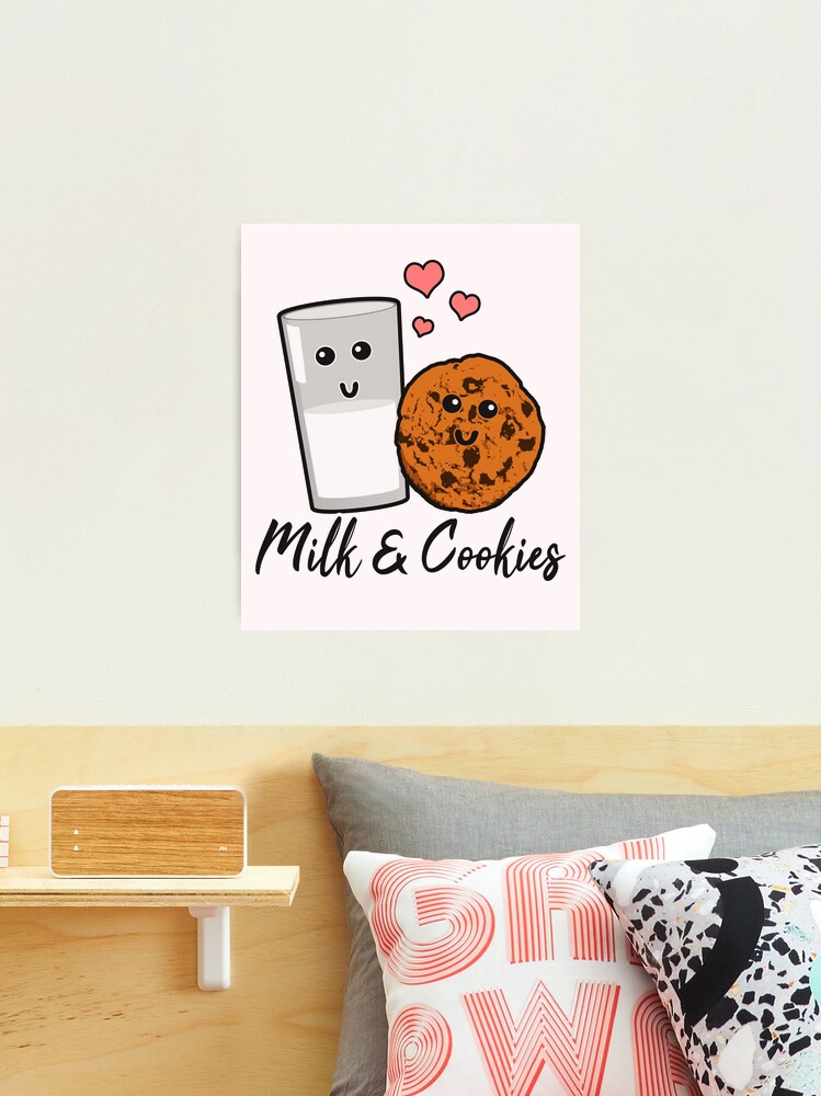  Milk Gifts Chocolate Milk And Cookies Gift Funny Milk Saying  for Cookie Lover Throw Pillow, 18x18, Multicolor : Home & Kitchen