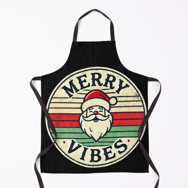 Item preview, Vintage Santa Merry Vibes with Retro Christmas Colors designed and sold by Nalin-Design.