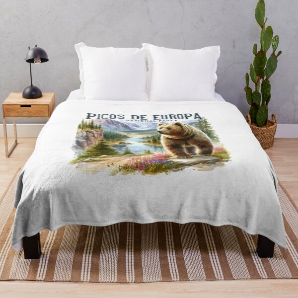 Item preview, Picos De Europa National Park Grizzly Bears Vintage Travel designed and sold by ryanapples2.
