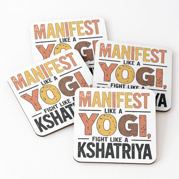 Item preview, Manifest like a Yogi, Fight like a Kshatriya designed and sold by YOGICXX.