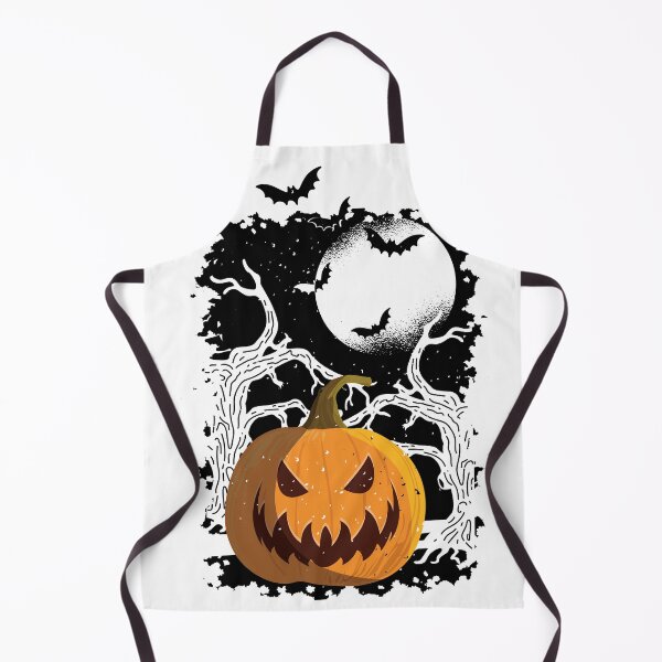 Item preview, Vintage Halloween Scene | Pumpkin, Wretched Trees, and Bats Across the Moon designed and sold by TurtleDojo.