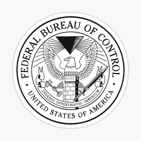 Item preview, Federal Bureau of Control sigil designed and sold by Deepwood.