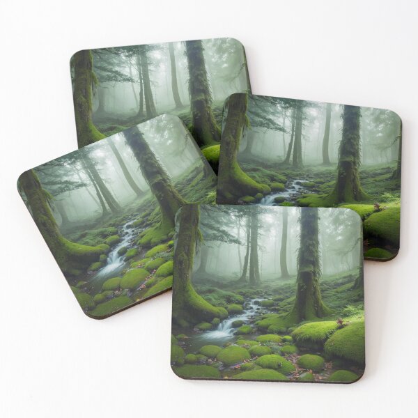 Item preview, Wet Forest Landscape designed and sold by vekotpu.