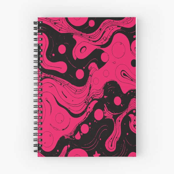 Item preview, Cerise Jell-o, Vector abstract pattern, Cerise and Black designed and sold by I-Desire.