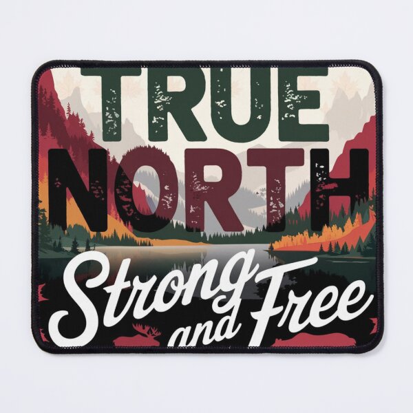 Item preview, True North, Strong and Free designed and sold by Praveens Apparels.