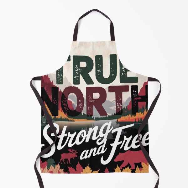 Item preview, True North, Strong and Free designed and sold by Praveens Apparels.
