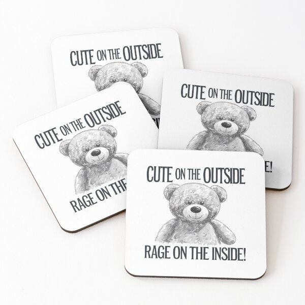 Item preview, Cute, Rage, Bear, Teddy, funnyfits70, Humor, Funny,  designed and sold by FunnyFits70.