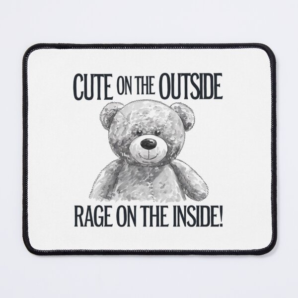 Item preview, Cute, Rage, Bear, Teddy, funnyfits70, Humor, Funny, designed and sold by FunnyFits70.