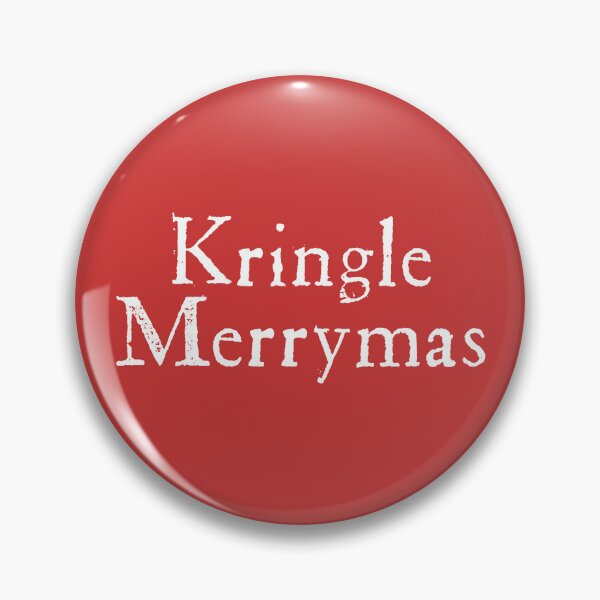 Item preview, Kringle Merrymas (White on Red) designed and sold by Peter Fyfe's Squalid Little Merch Shop.