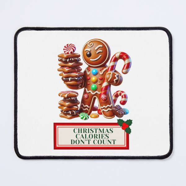 Item preview, Christmas Calories Don’t Count – Gingerbread Cookie Fun designed and sold by TacoFunDesigns.