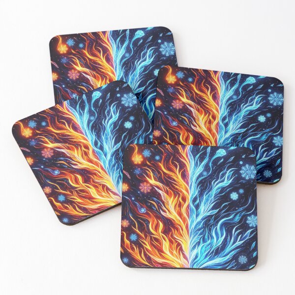 Item preview, Fire and Ice designed and sold by TeslaSt0re.