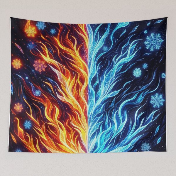 Item preview, Fire and Ice designed and sold by TeslaSt0re.