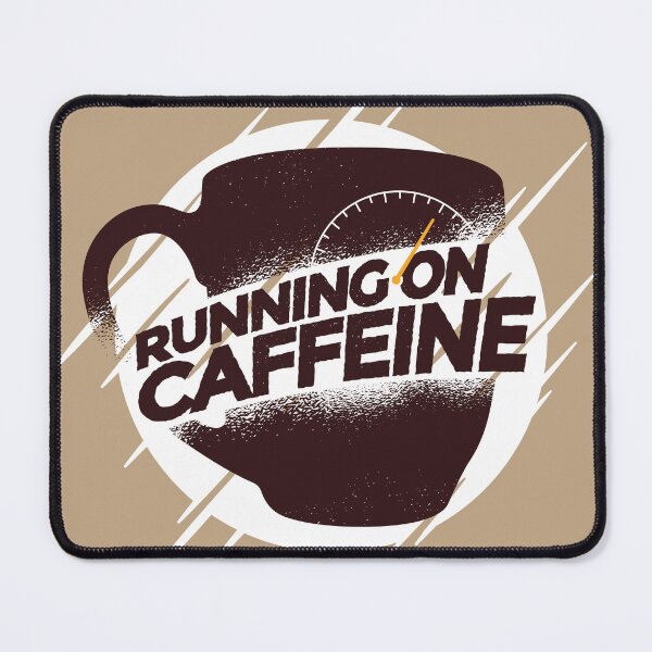 Item preview, Running on Caffeine | Coffee Cup with Clock Background designed and sold by TurtleDojo.