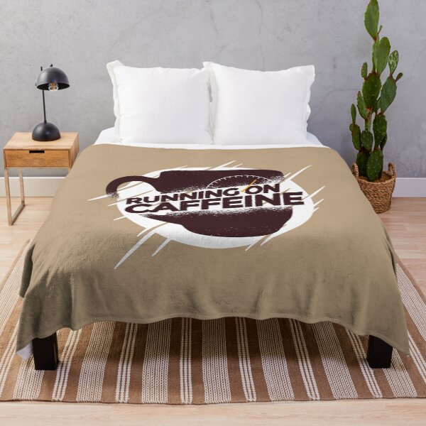 Item preview, Running on Caffeine | Coffee Cup with Clock Background designed and sold by TurtleDojo.