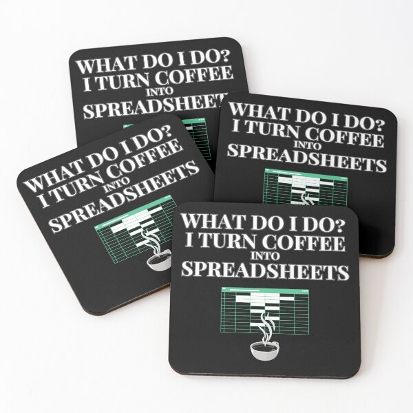 Item preview, Caffeine-Powered Spreadsheets: The Accountant’s Secret Weapon designed and sold by UN-FUR-GETTABLE.