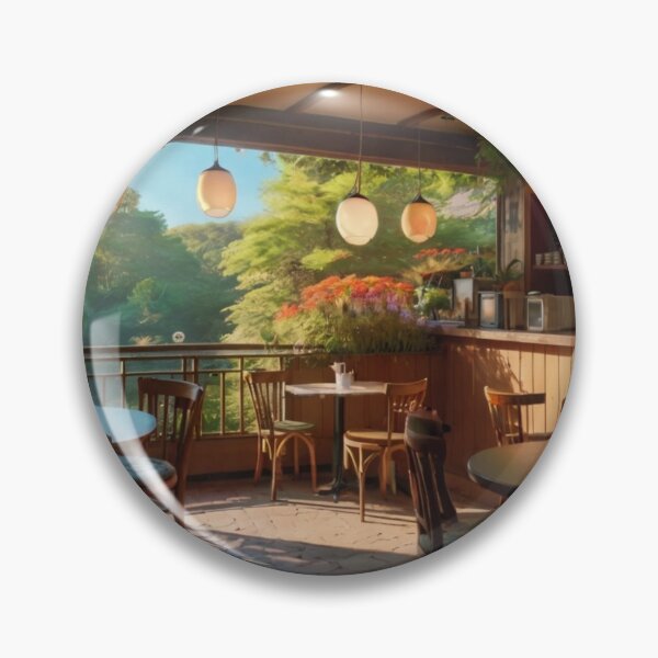 Item preview, Café in the Heart of Nature designed and sold by BlareBlare.