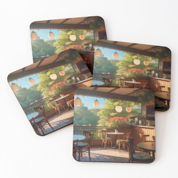 Item preview, Café in the Heart of Nature designed and sold by BlareBlare.
