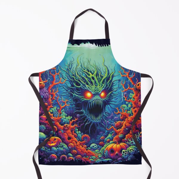 Item preview, The Curse of Marjan - Twisted Coral Reef Halloween Scene designed and sold by EcoArtShop.