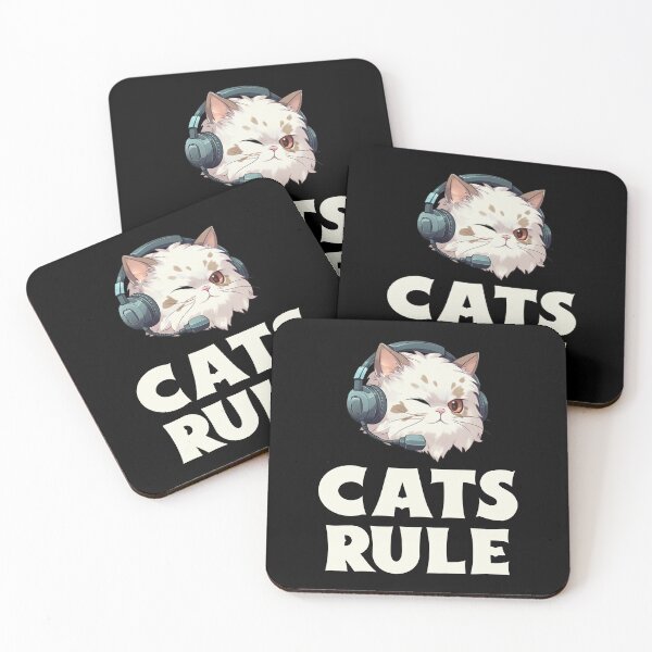 Item preview, Cats Rule designed and sold by 87-Aesthetics.