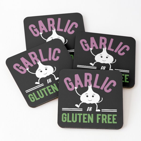 Item preview, "Garlic is Gluten-free" t shirt design series designed and sold by MyGluteesFree77.