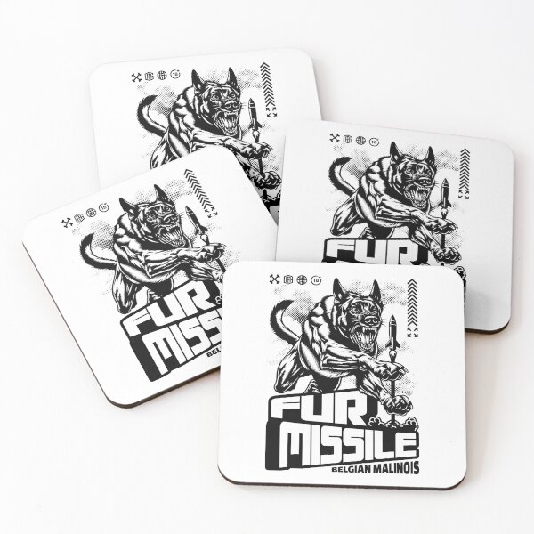 Item preview, Belgian Malinois - Fur Missile designed and sold by GarmentMonkeyCo.