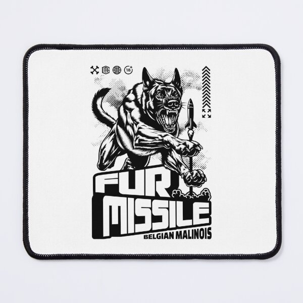Item preview, Belgian Malinois - Fur Missile designed and sold by GarmentMonkeyCo.