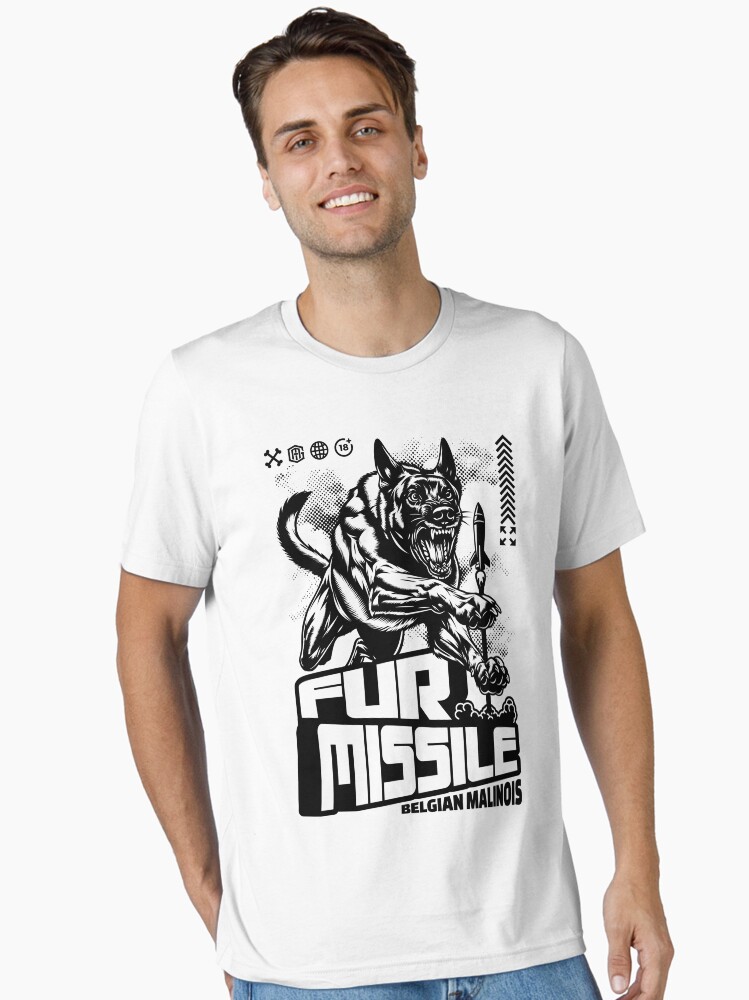 Belgian Malinois Fur Missile