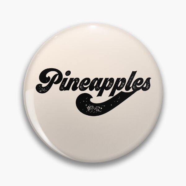Item preview, Pineapples - Funny Tropical Fruit Typography designed and sold by kcaandwu.