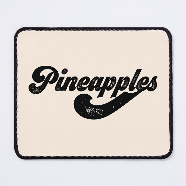 Item preview, Pineapples - Funny Tropical Fruit Typography designed and sold by kcaandwu.