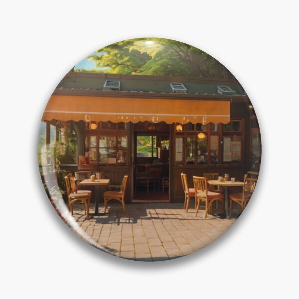 Item preview, Sunshine Over the Café Terrace designed and sold by BlareBlare.