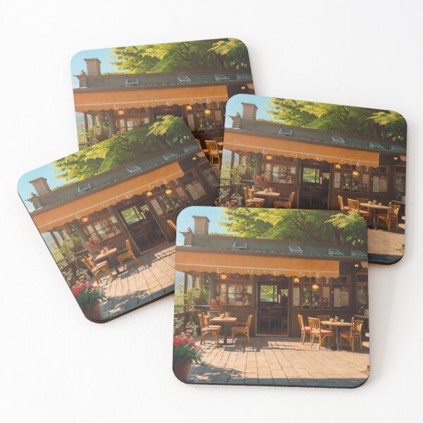Item preview, Sunshine Over the Café Terrace designed and sold by BlareBlare.