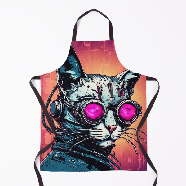 Item preview, Neon Neko: Cyberpunk Cat Elegance 5 designed and sold by Tom-Johnson.