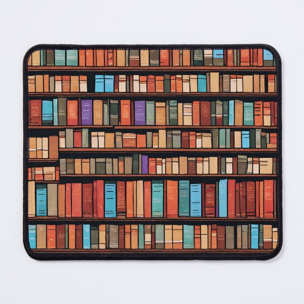 Item preview, Seamless Bookshelf Pattern 4 designed and sold by Tom-Johnson.