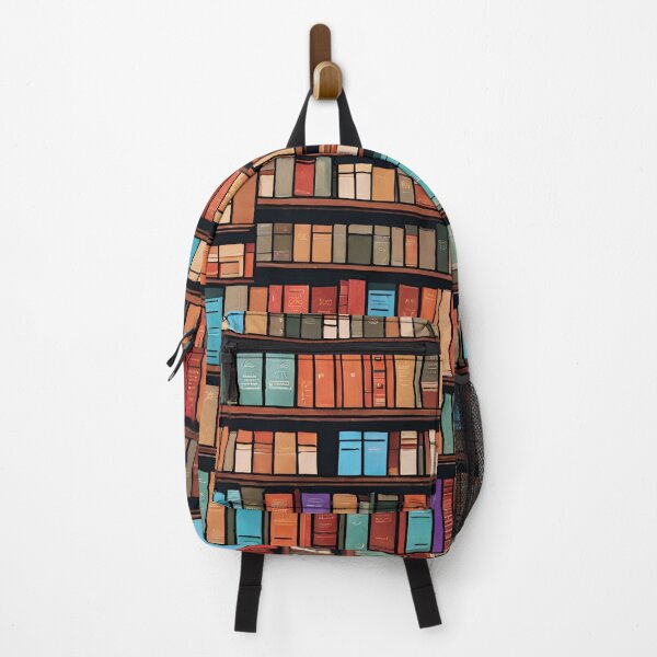 Item preview, Seamless Bookshelf Pattern 4 designed and sold by Tom-Johnson.