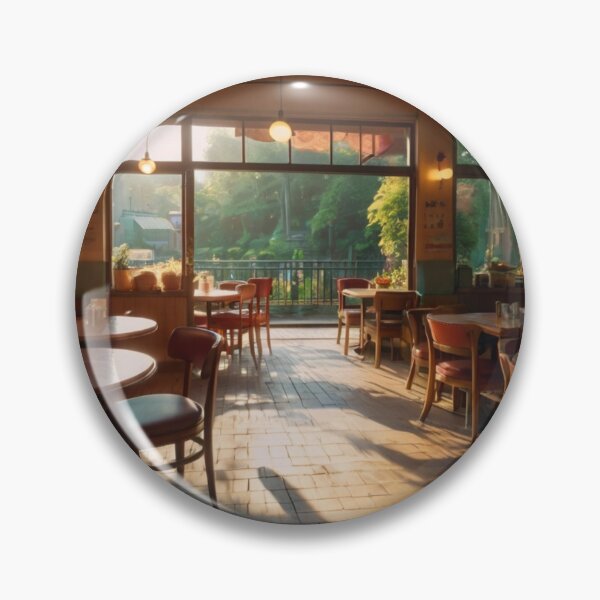 Item preview, Café in the Sunlit Garden designed and sold by BlareBlare.