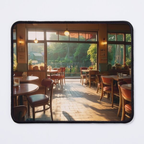Item preview, Café in the Sunlit Garden designed and sold by BlareBlare.