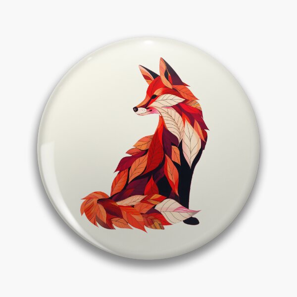 Item preview, Fox of leaves designed and sold by xiao xuans.