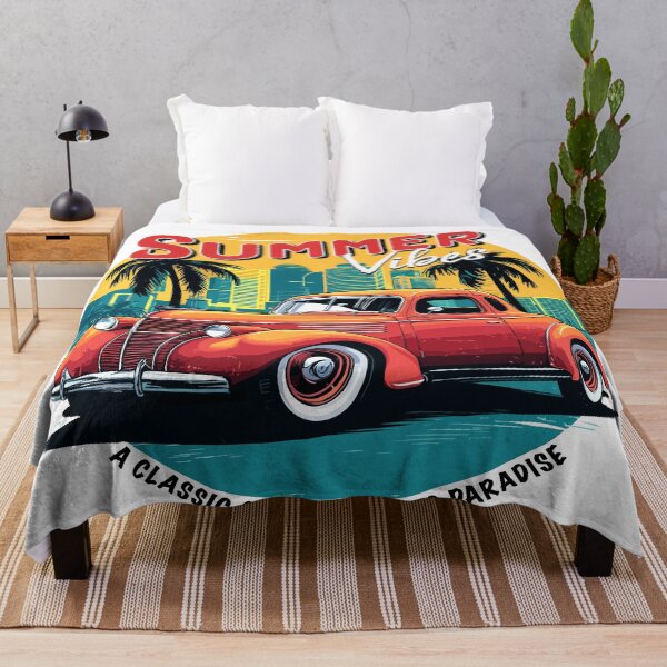Item preview, Summer vibes - A classic car exploring paradise designed and sold by Concept-Hub.