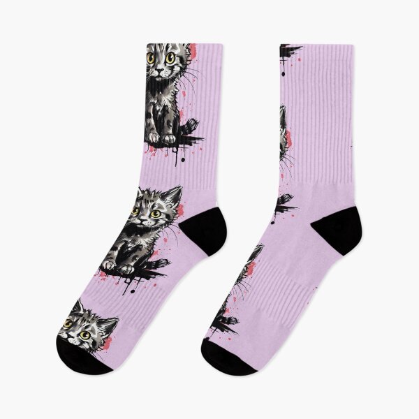 Item preview, Street Homeless Cute Cat with innocent Eyes  designed and sold by Juana-.