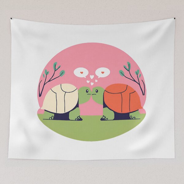 Item preview,  Turtles Mating , Fast Turtle, Turtle Wax. designed and sold by DotisDreams.