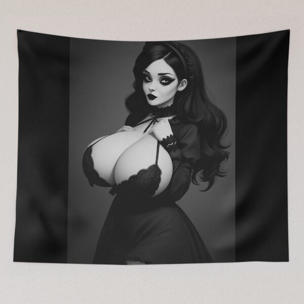 Item preview, Goth Women in sexy laundry Huge Boobs designed and sold by NPC-Trader.