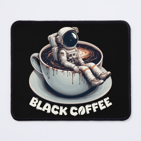 Item preview, Black Coffee Astronaut Mug Galaxy Gift designed and sold by Pineapple-Tree.
